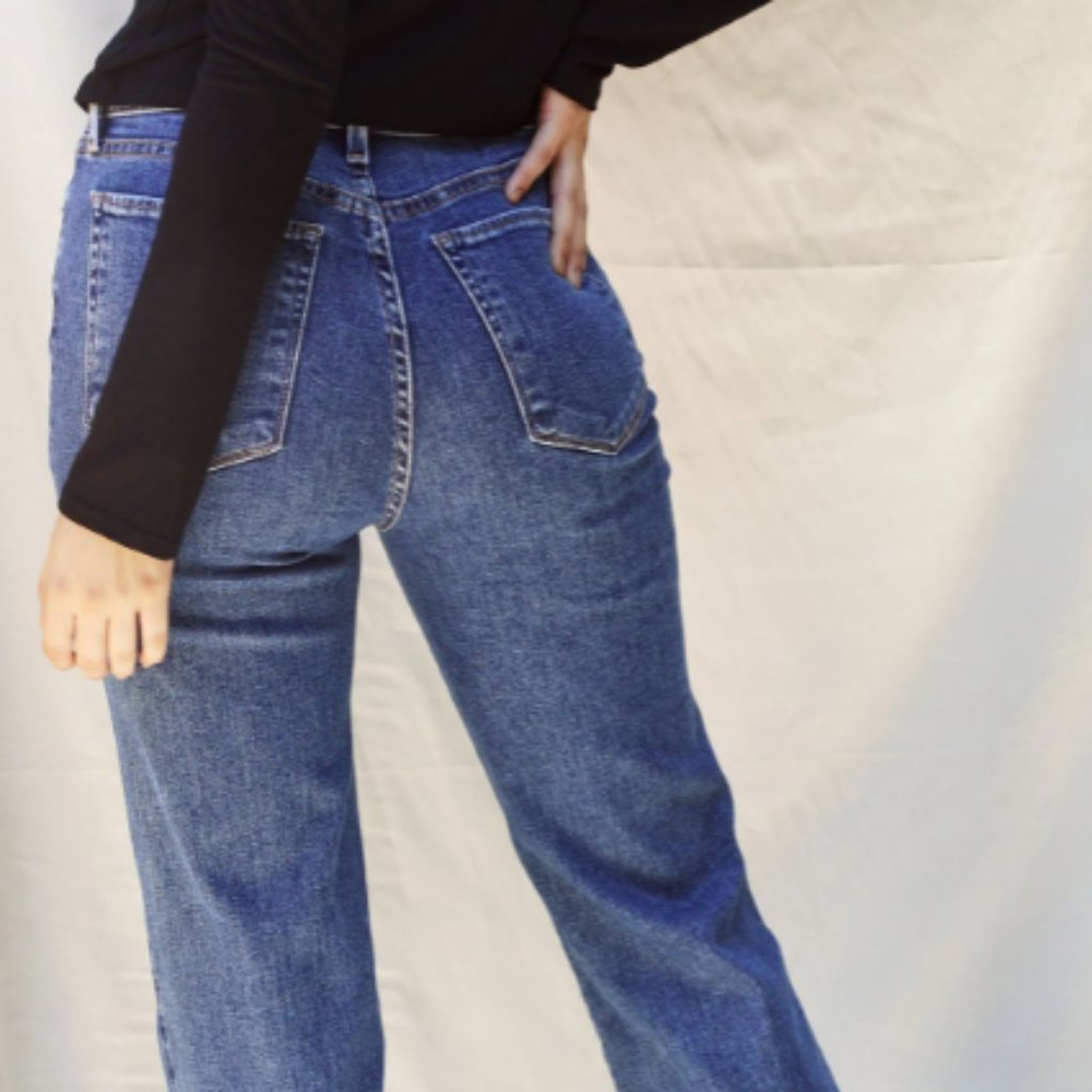High Rise Straight Leg Jeans